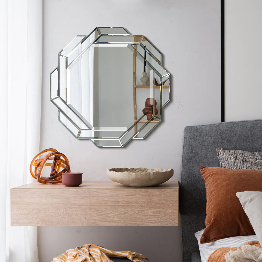 Beveled Octagonal mirror