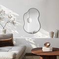 Irregular Asymmetrical Wall Mirror Modern Metal Frame Decorative Mirror