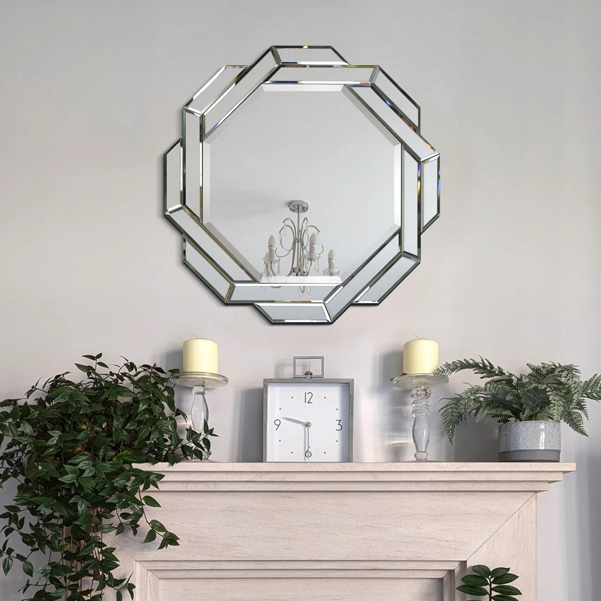 Beveled Octagonal mirror