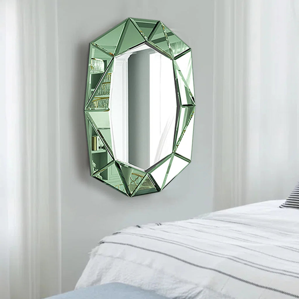 Mulat Glass Oval Mirror