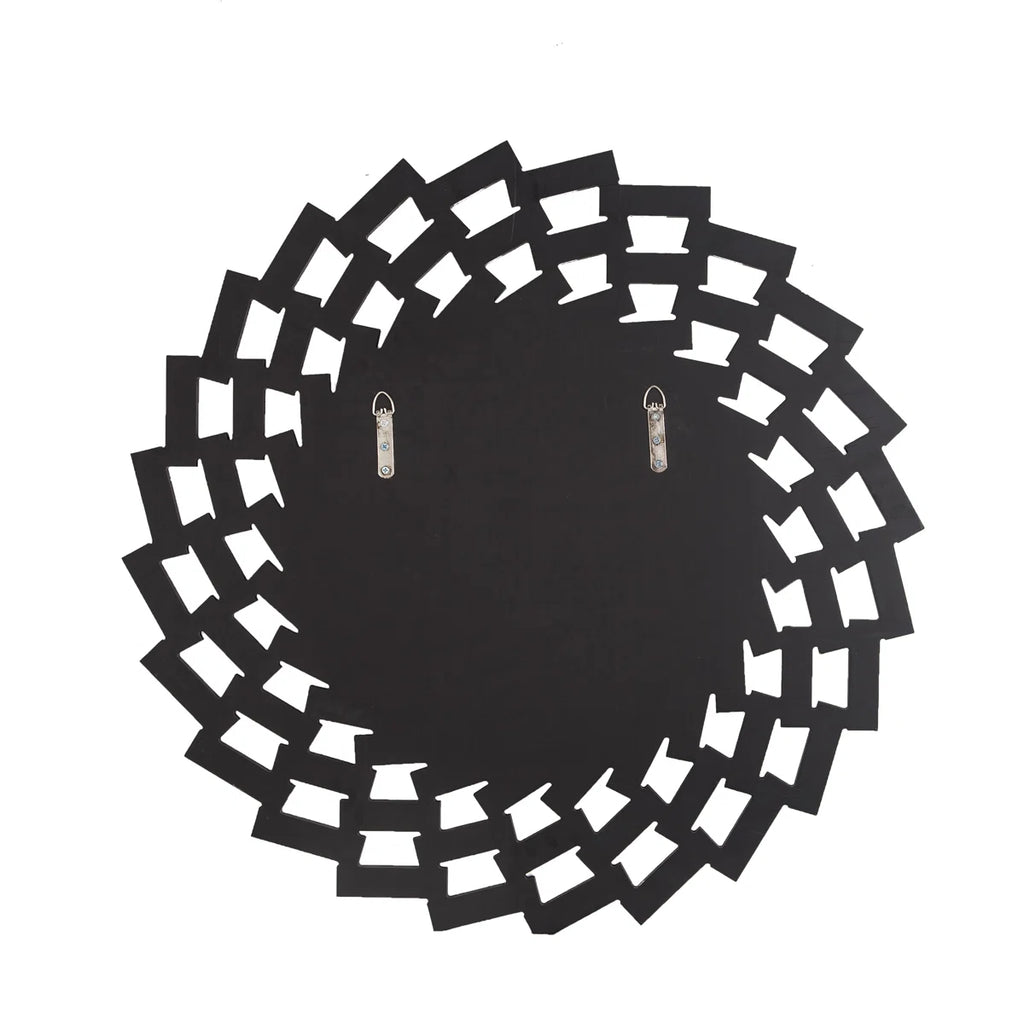 Freelon Sunburst Glass Round Wall Mirror Bathroom Mirror